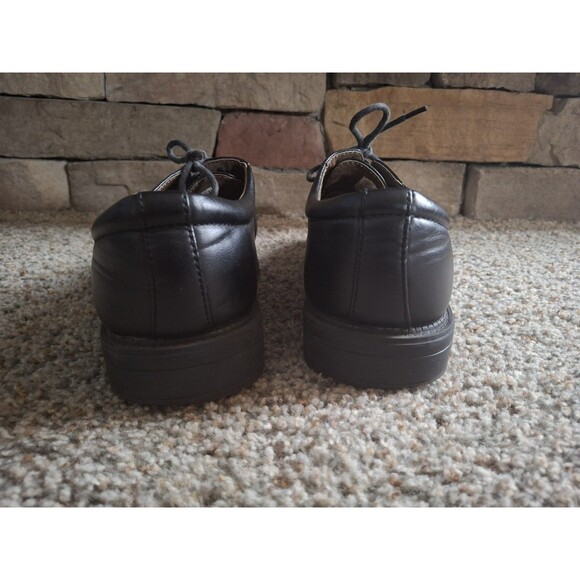 Dexter Men’s Black Lace Up Dress Shoes, Size 7W - Picture 3 of 6